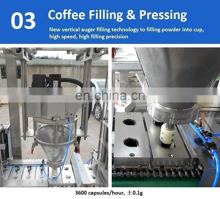 automatic nespresso coffee capsule filling and packing machine factory price
