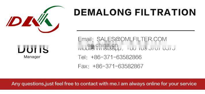 demalong supply pleated filter hydraulic return oil filter element 10020P25-A00-0-P