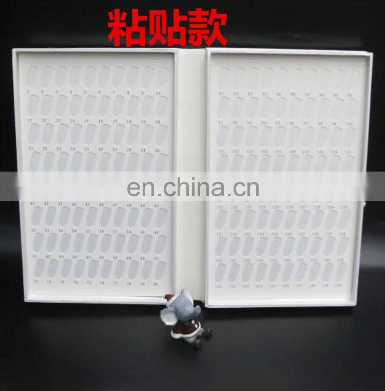160 Tips included Gel Polish UV Gel Color Display Nail Art Card Book with Lock