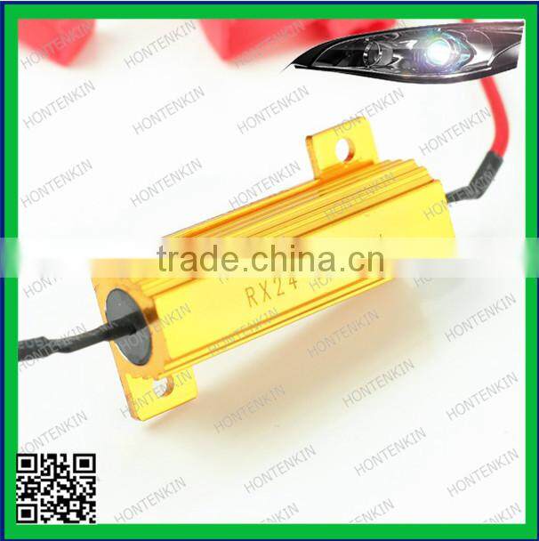 25W 6Ohm LED Load Resistors for LED License Plate Lights or LED Turn Signal Lights or DRL 25W 6Ohm LED Load Resistors
