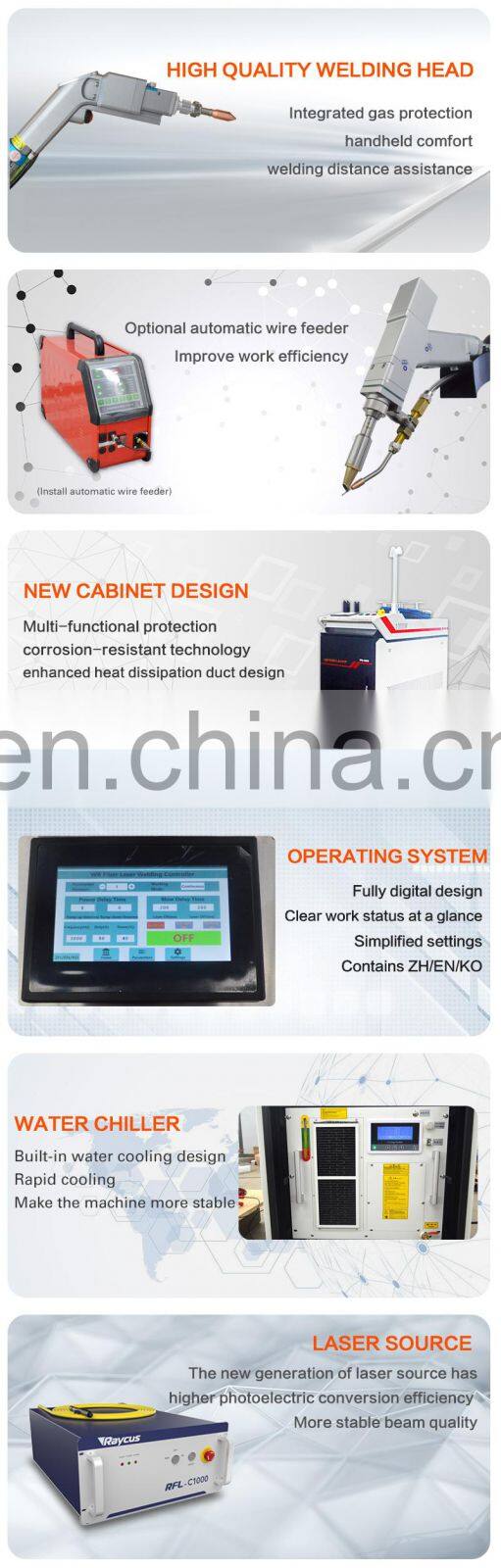 Handheld cnc fiber laser welding machine 1000W automatic fiber laser welding machine price