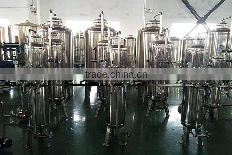 Complete mineral water treatment plant