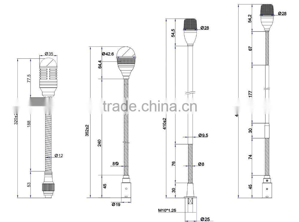 Professional Dynamic Gooseneck Microphone YG220 YARMEE