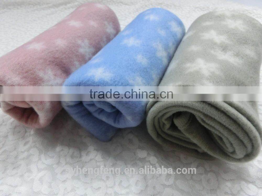 2015 Super Soft Plain Dyed Polar Fleece Blanket