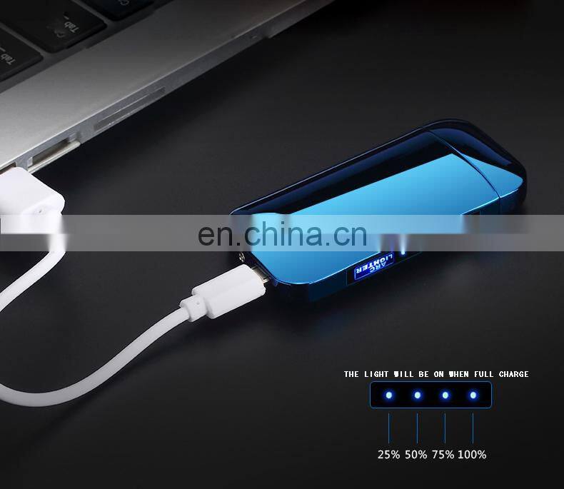 2019 High Quality electric dual arc usb lighter rechargeable