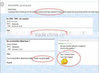 custom high temperature various size silicone hose