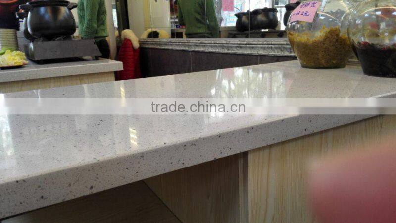 Custom Quartz Tops for Commercial Project