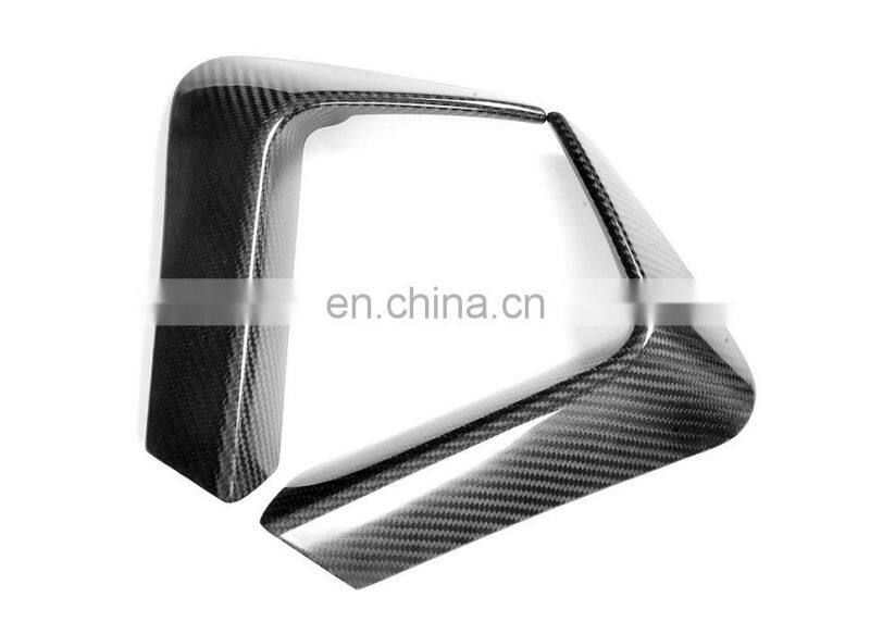Rear bumper air canards canard splitter for BMW M3 M4 F80 F82 carbon fiber