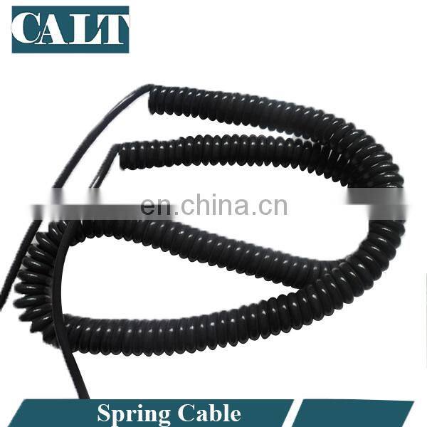 7 17 19 21 26 Cores Spring Spiral Cable for CNC Handheld Encoder Manual Pulse Generator