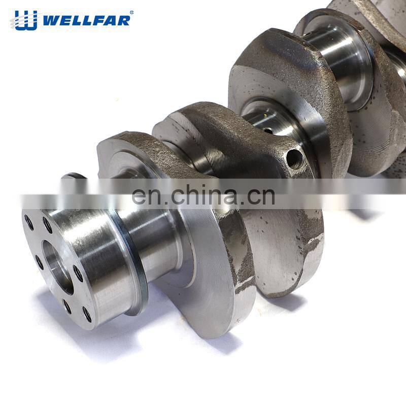 China Factory Custom Metal Alloy Crankshaft 6136-31-1110 For Kamasu 6D105