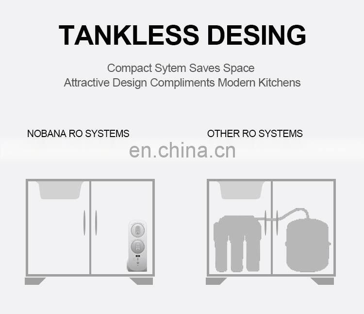 600G filter tankless RO water purifier quick filter change for home use best choice healthy drinking