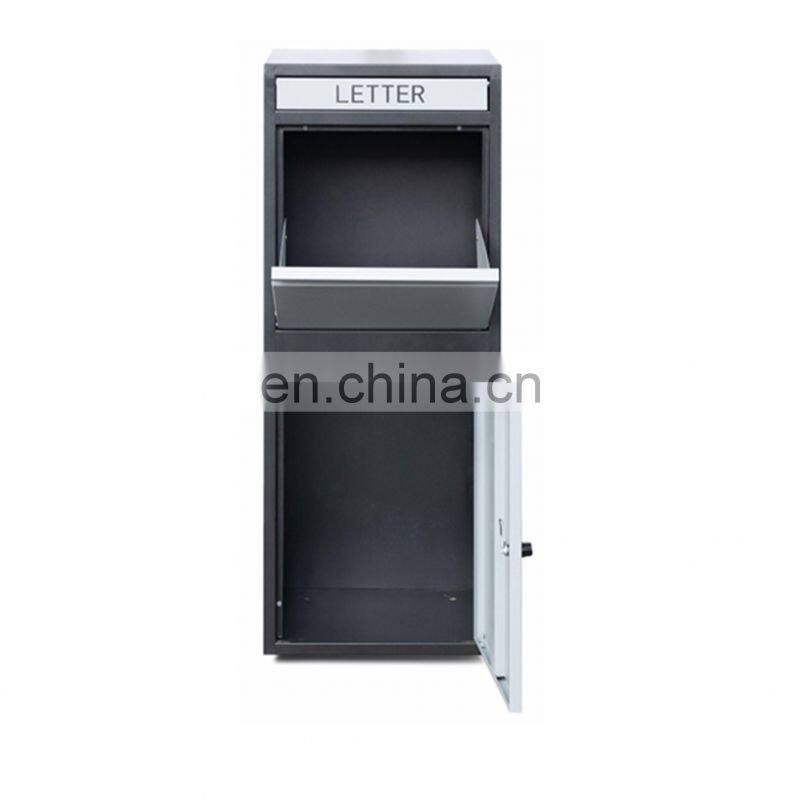 Outdoor Home Package Stainless Steel Metal Large Smart Parcel Delivery Drop Post Mail Letter Box