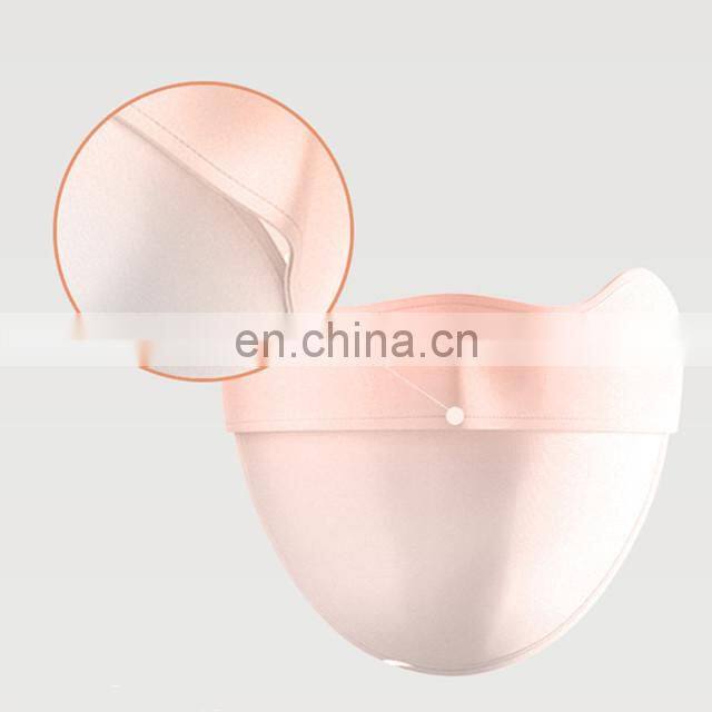 Summer UV Protection Sunscreen Maskes 3D Face Covering sun ultraviolet Dry-Fit Respirator Cooling Ice Silk Mask