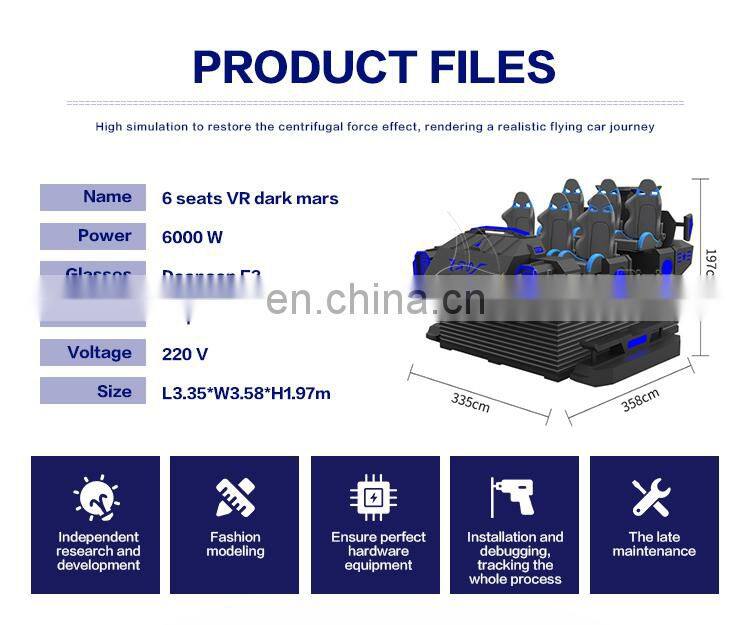 Newest Thrilling Roller Coaster Remove 5d Cinema 7D Cinema Simulator For Sale