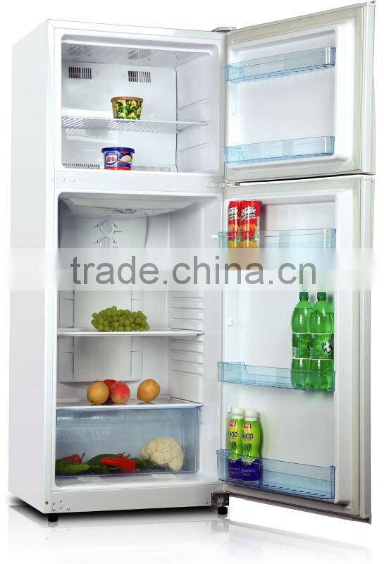 upright frost free silver double door refrigerator fridge home refrigerator fridge