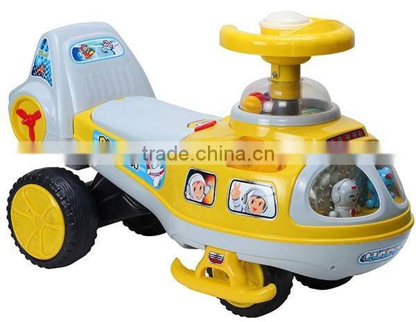 Hor Sale Music Kids or Baby Plastic Ride On ToyCar BM81-50Q(yellow)