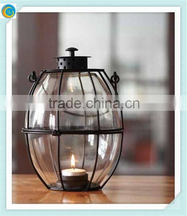 iron lantern -modern decorative accessories