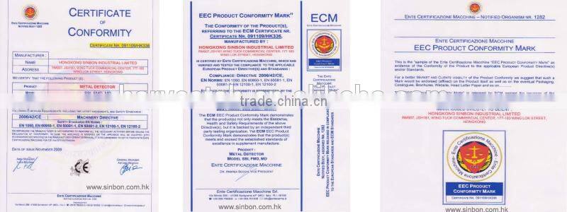 Metal and plastic detector