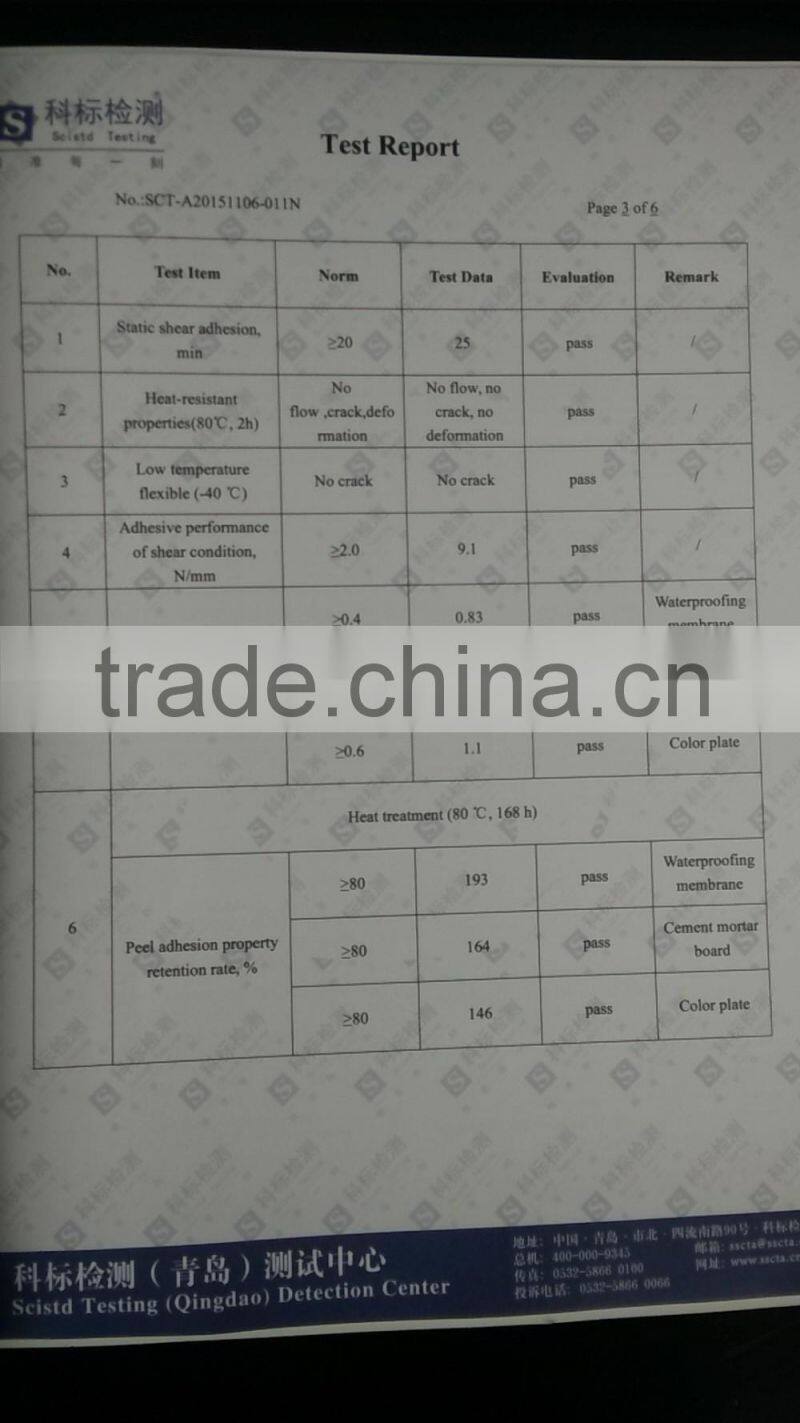 aluminum foil butyl rubber soundproof and waterproof tape using for car's insulation