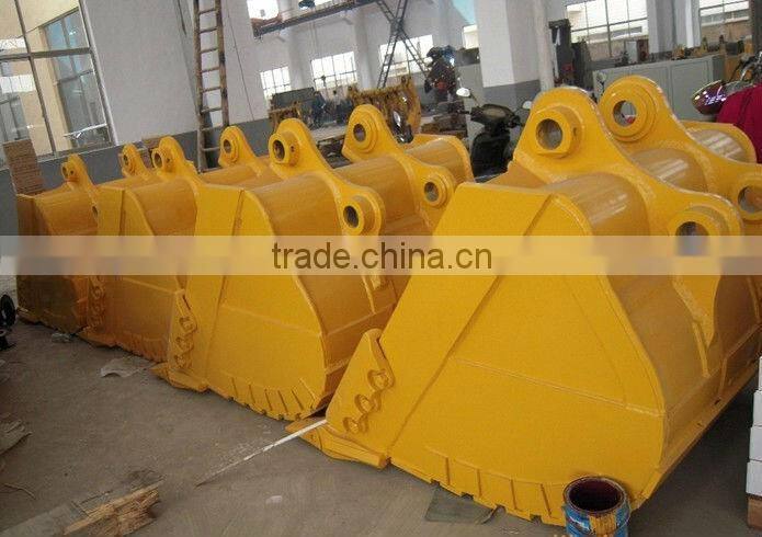 pc1250 excavator bucket, quick attach bucket, bucket thumb