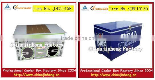 Outdoor pull up bars cooler box