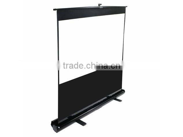 High gain high quality floor up portable screen 60-100''