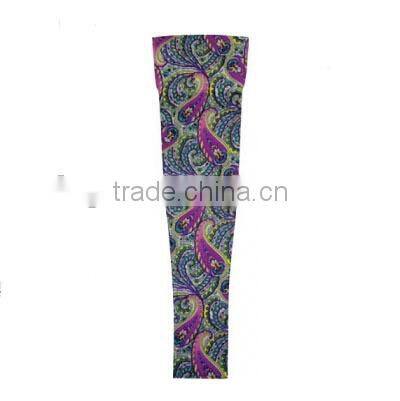 Knitted Spandex Sunblock Antibacterial Cycling Arm Sleeve