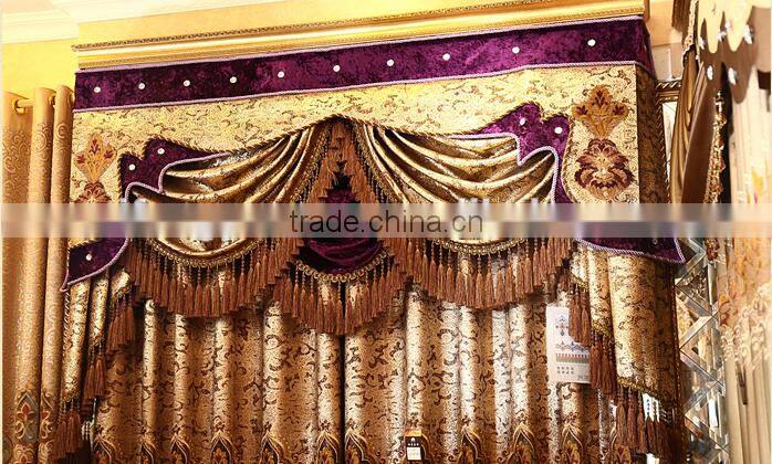 The bedroom windows Water soluble embroidery curtain fabric shade curtains bed room curtain and living room curtain