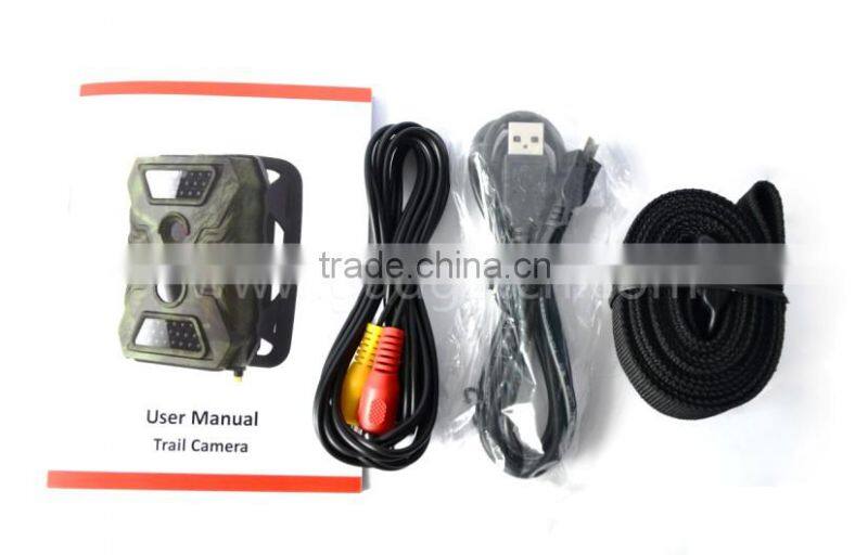 Low price HD trail camera for hunting game 40pcs LED clear night vision