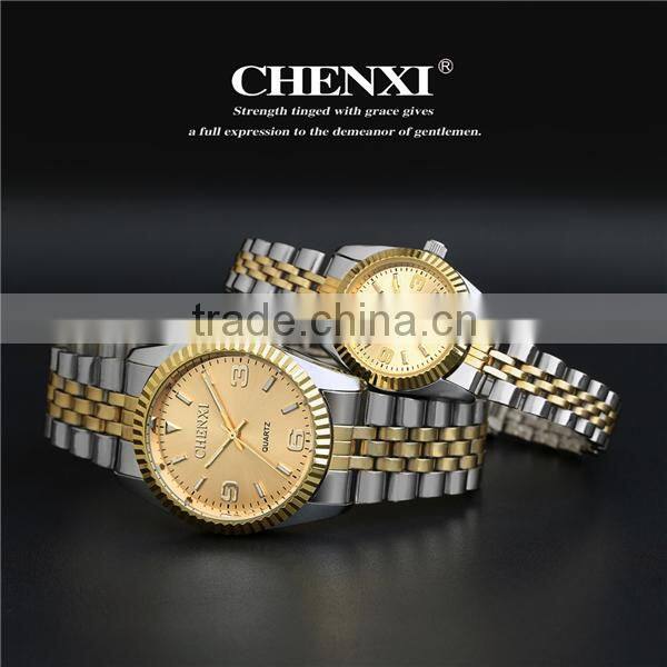 Super Big Deal Fashion Men's Watch Luxury Men Watches Cheap Custom Gold Watches 2 Tone Color Stainless Steel Quartz Watch