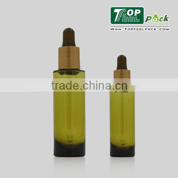 Personal care cosmetic PETG dropper bottle new design PETG bottle with dropper