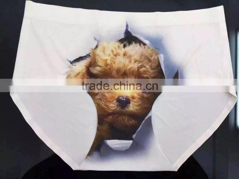 seamless panty 3D animal printing ,sex underwear