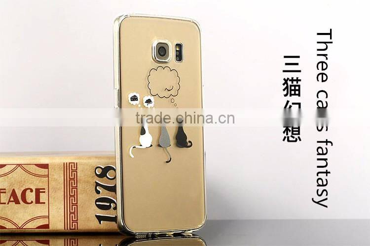 Exquisite transparent painted silicone soft case for Samsung