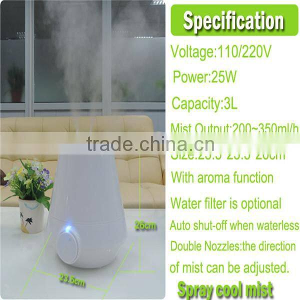 hot selling 2014 ultrasonic aroma air humidifier