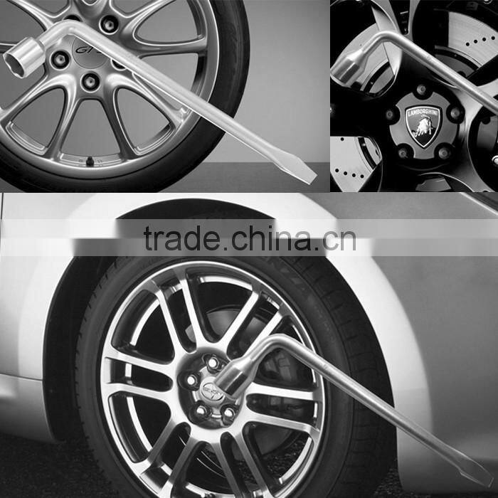 Metric High Qualtiy Carbon Steel L Shape Wheel Wrench For trucks