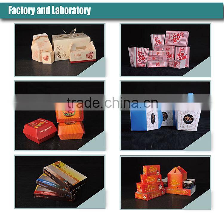 ivory card board folding paper food packaging paper chicken wing boxes