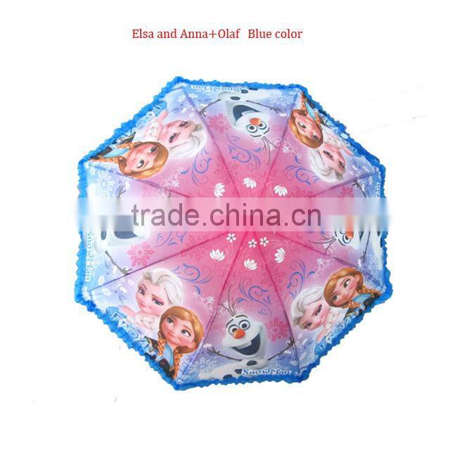 Hot sell foldable wholesale frozen umbrella kids