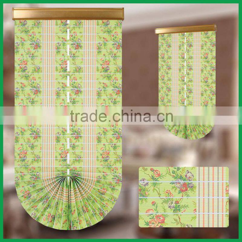 fan shaped window day and night zebra roller blinds for roller curtian and black out curtain roller