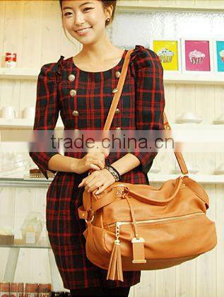 fashion genuine leather ladies purse