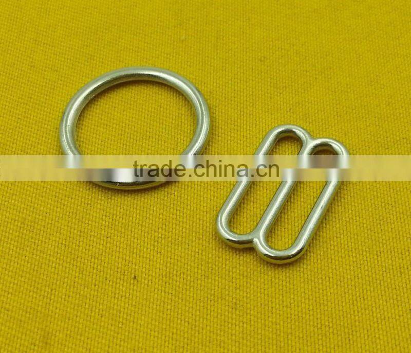 15mm Metal Ring and Slider For Underwear -- MD3022