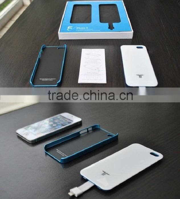 magnetic adsorption combined mobile power bank for iPhone5 5S 5C 2800mah power bank oem