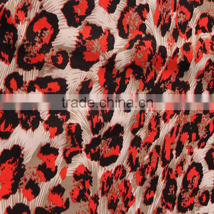 DTY textiles digital printed polyester spandex fabric with Oeko-Tex Standard 100 Certification