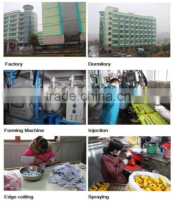 Premium promotional gifts fox head shaped keychain pu foamed antistress