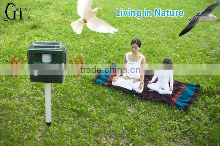 GH-192B solar pest repeller Pest Control Type and mole/snake/rats/mouse/voles Pest Type solar ultrasonic pest repeller anti pest