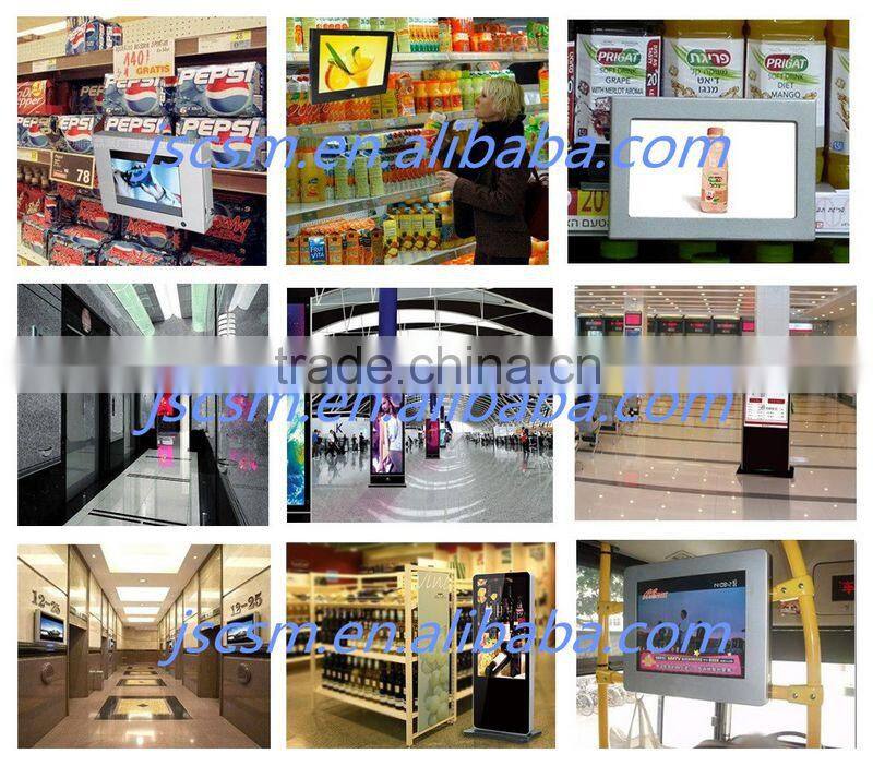 Factory supply 10inch acrylic digital ad display support 1080p video for retail shelf advertising