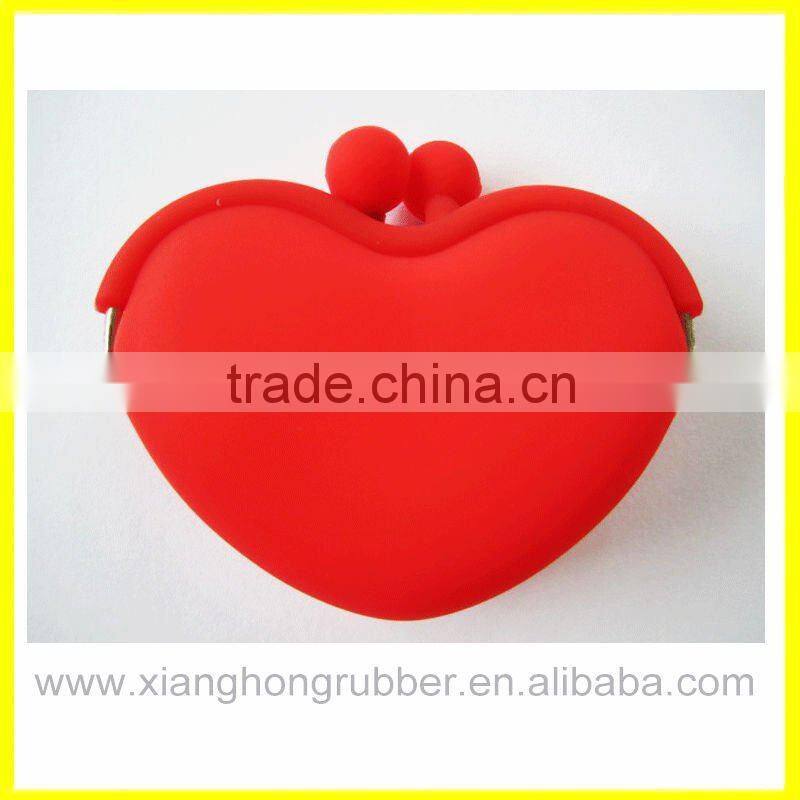 2014 year ladies fashion color ilicone coin wallet cheap