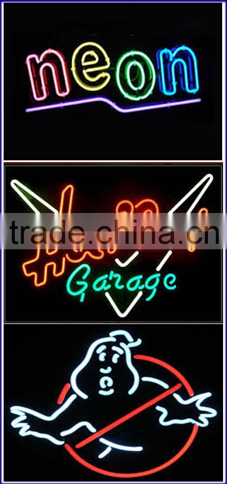 Wholesale high quality circular LED colored neon light sign