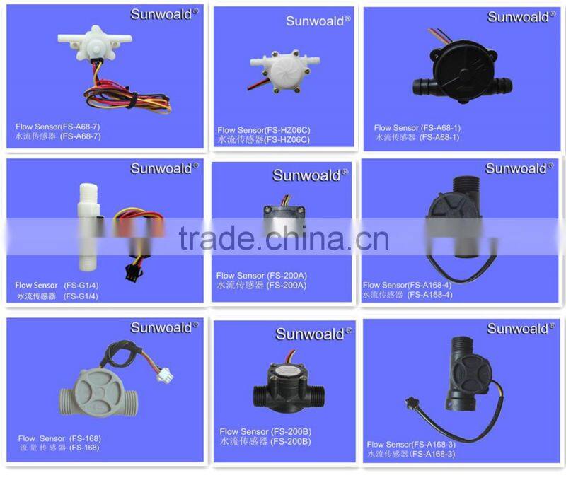 Plastic Water Flow meter Sensor 1/2"