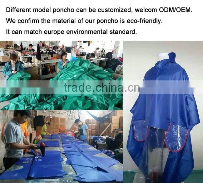 High quality customized logo disposable raincoat