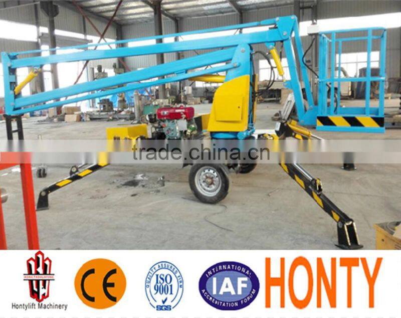 12mChinese High Quality Factory outlets trailer mounted boom